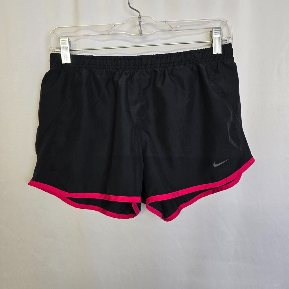 Nike Running Shorts Women's M Black Pink Trim